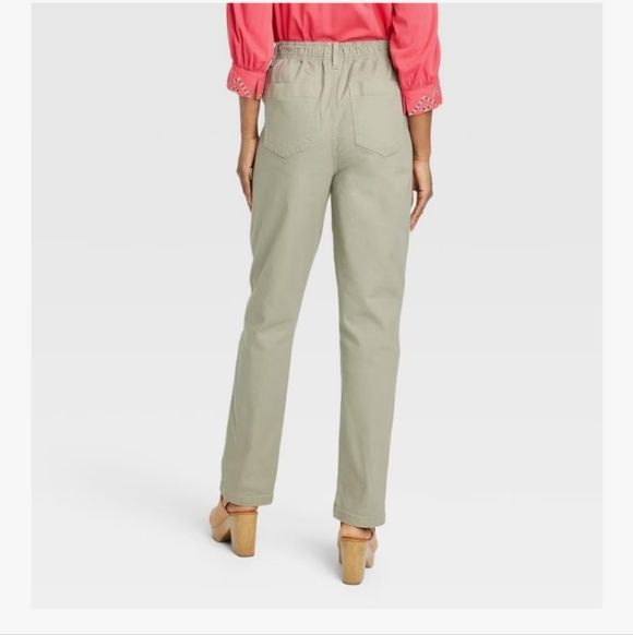 Women's Straight Leg Pants - Knox Rose Green XL NWT - Picture 3 of 3